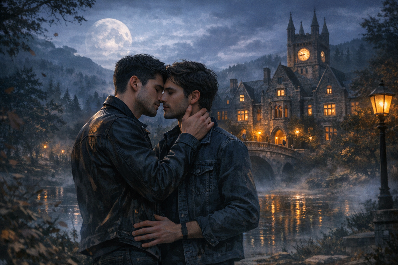 Cover art for Bleeding dusk, a romance scenario on AI Dungeon