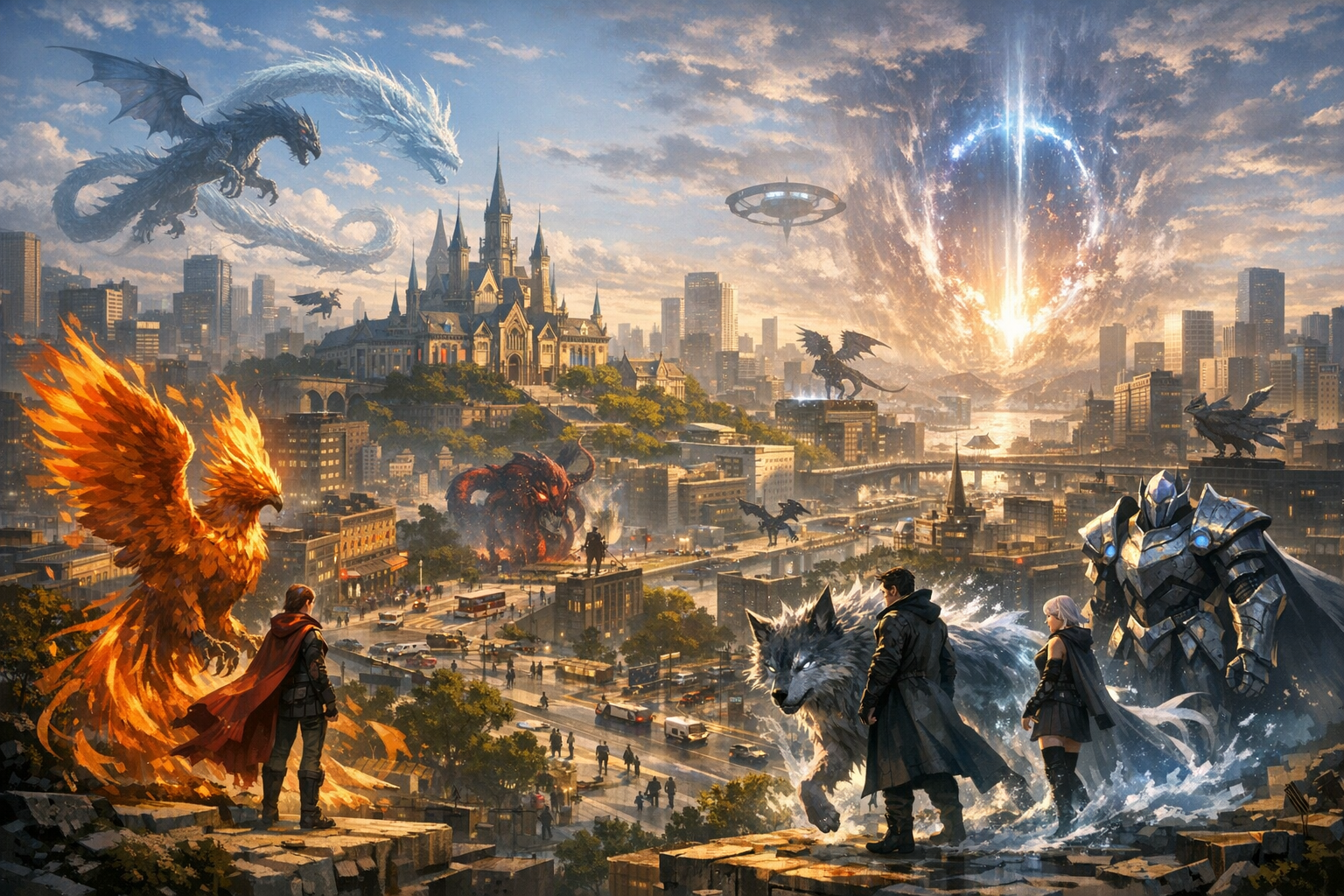 Cover art for Summoner's the final legacy, a fantasy scenario on AI Dungeon