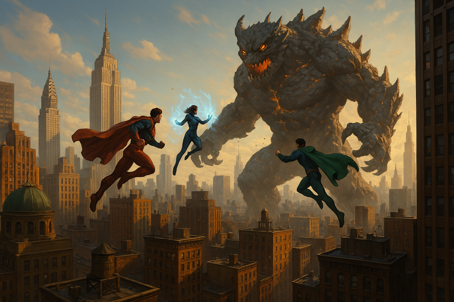 Cover art for The League - A world full of powers, an auto cards scenario on AI Dungeon