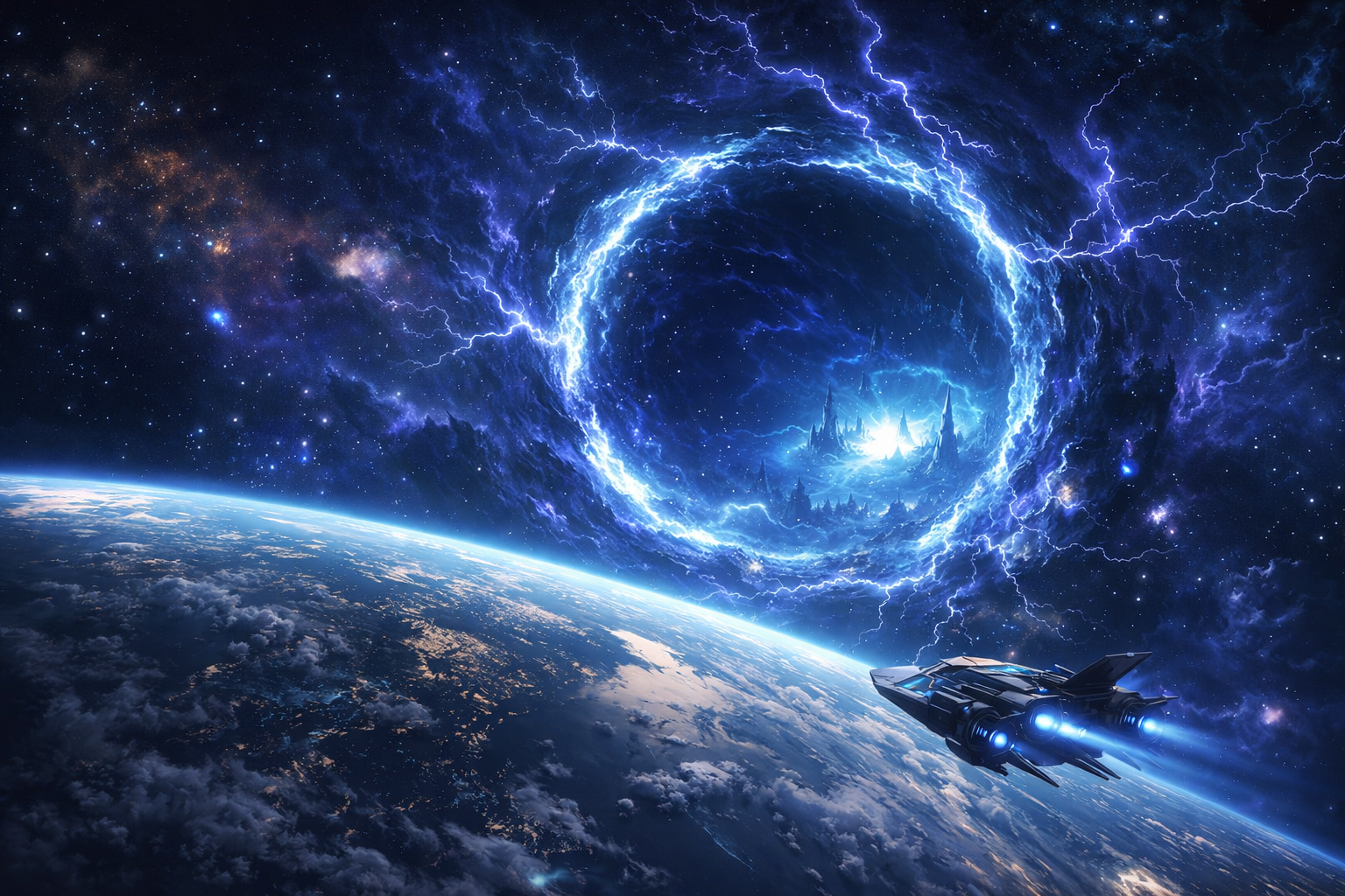 Cover art for Operation Ashfall: The Orbital Rift, an ai generated scenario on AI Dungeon