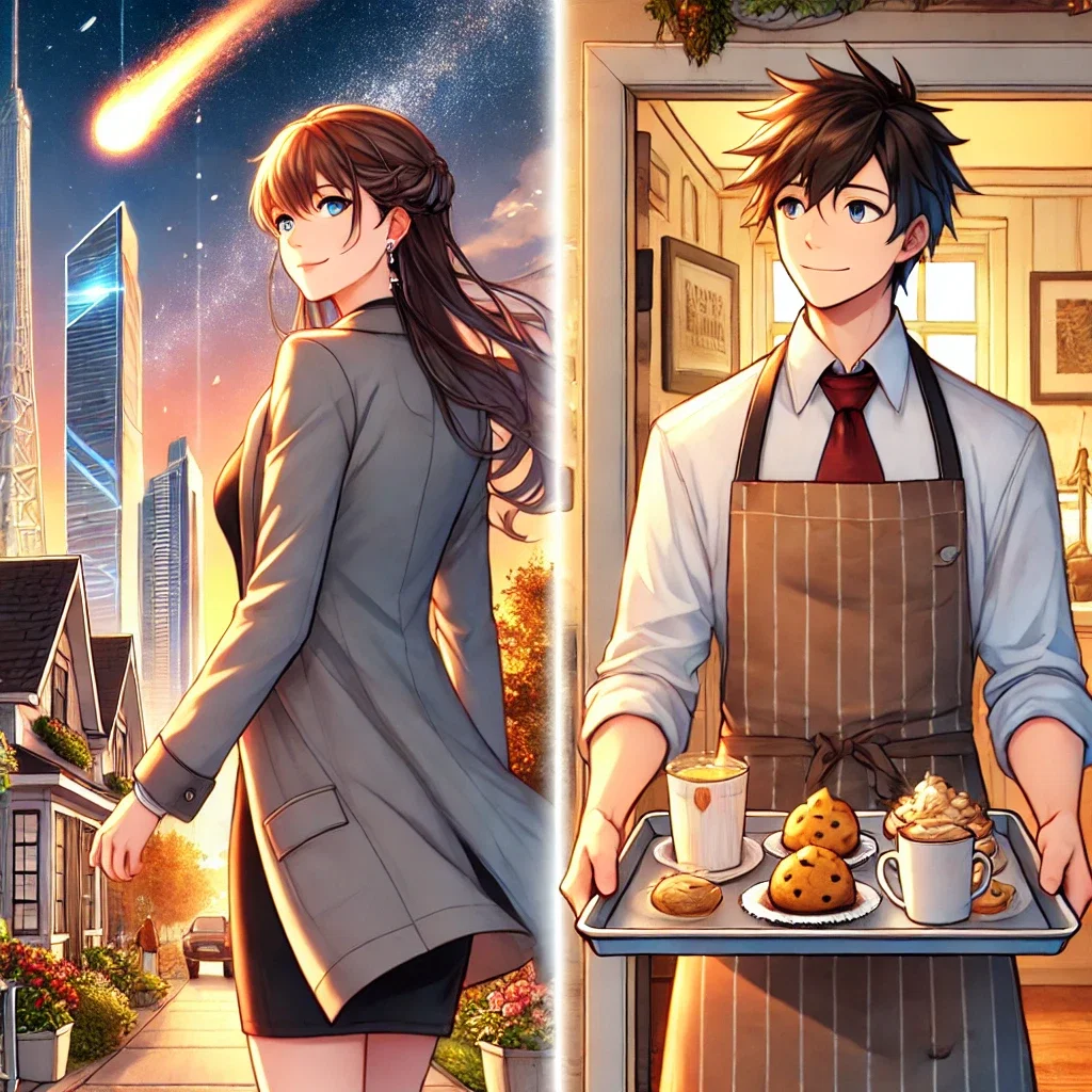 Cover art for Trading Places: A Love Story in Reverse, a role reversal scenario on AI Dungeon