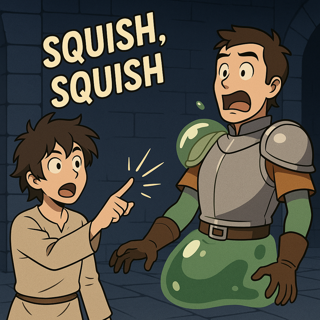 Cover art for Squishy Slime Technique!, a slime scenario on AI Dungeon