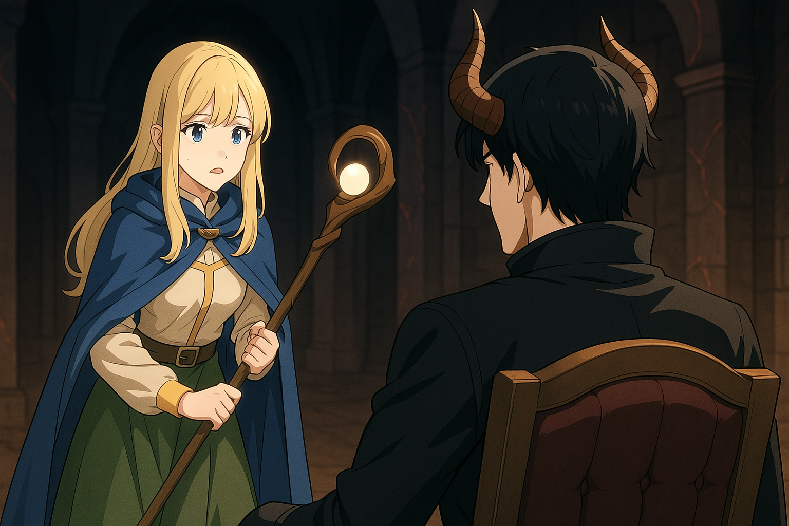 Cover art for The Demon Lord’s Type, a romance scenario on AI Dungeon