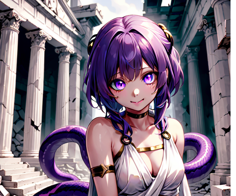 Cover art for 🐍💀 Accidentally married a lamia, a lamia scenario on AI Dungeon