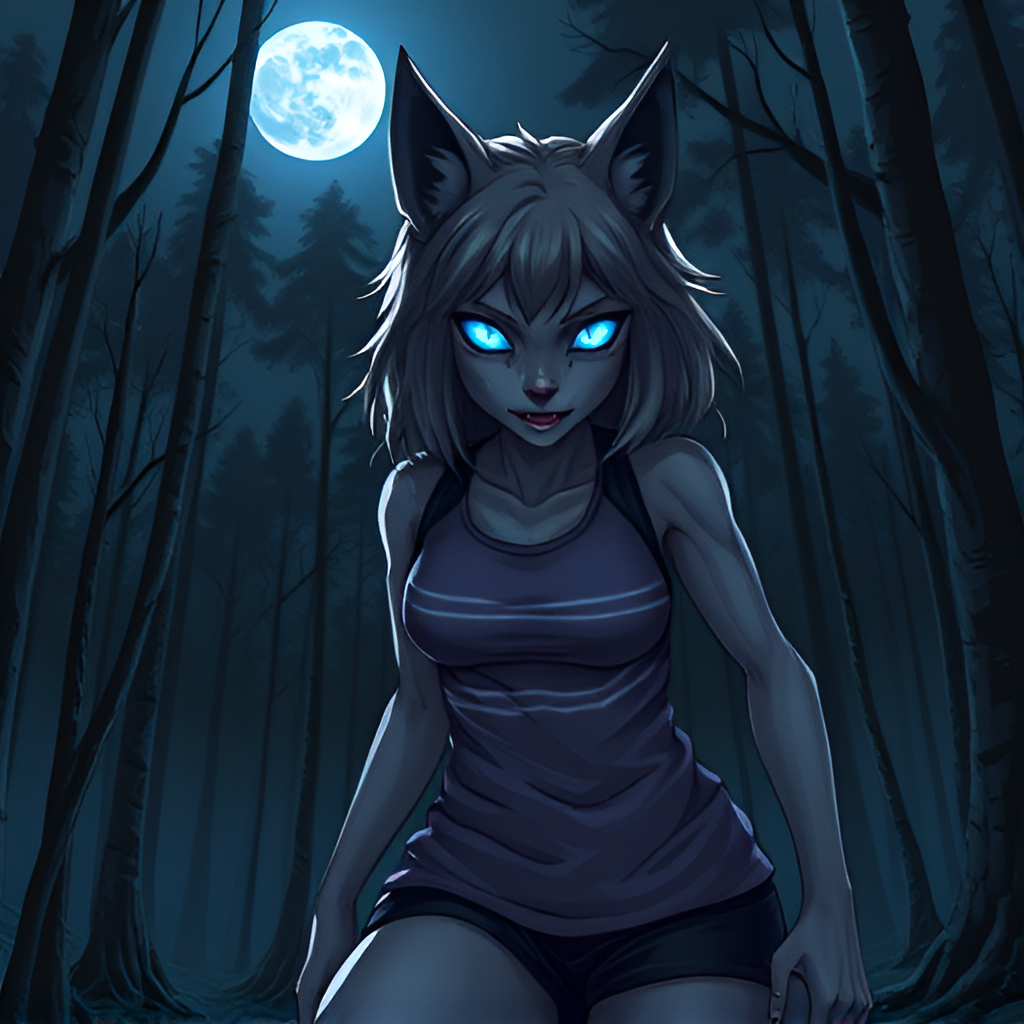 Cover art for Accidentally married a 🌘 skinwalker, a dating scenario on AI Dungeon