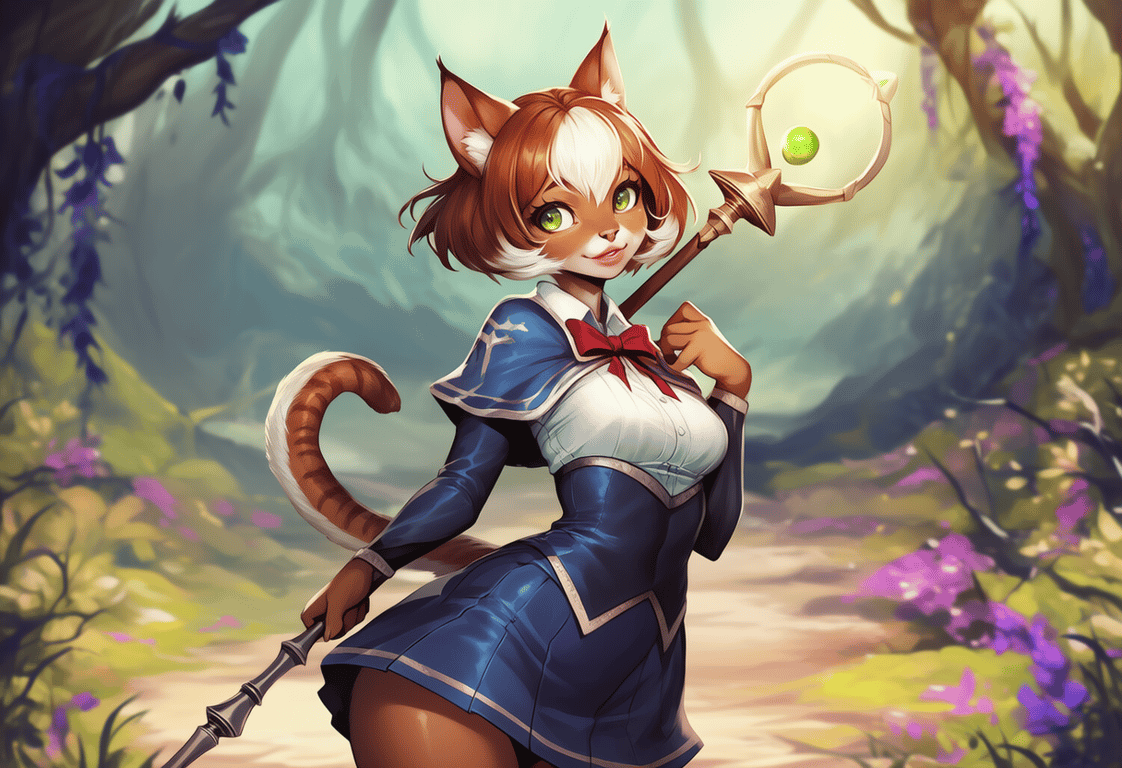 Cover art for Catworld - Mage encounter, an isekai scenario on AI Dungeon