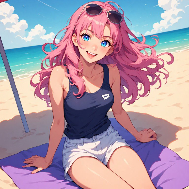 Cover art for Private Beach, a slice of life scenario on AI Dungeon
