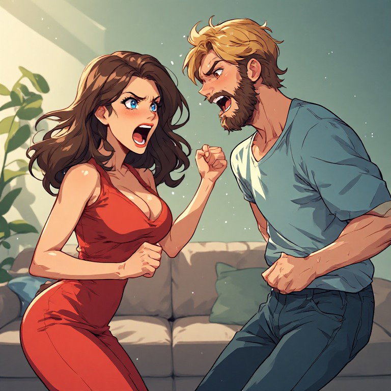 Cover art for Your Parents Fight, a slice of life scenario on AI Dungeon