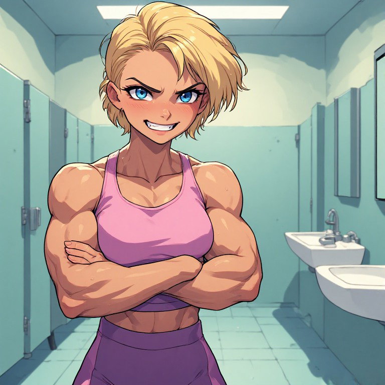 Cover art for Bathroom Bully, a slice of life scenario on AI Dungeon
