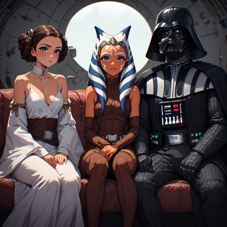 Cover art for Star Wars Roommates, a star wars scenario on AI Dungeon