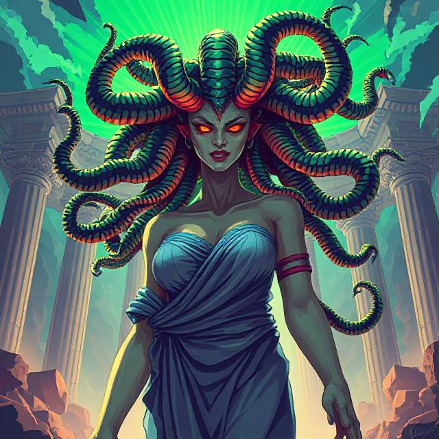 Cover art for Survive Mythological Creatures, a fantasy scenario on AI Dungeon