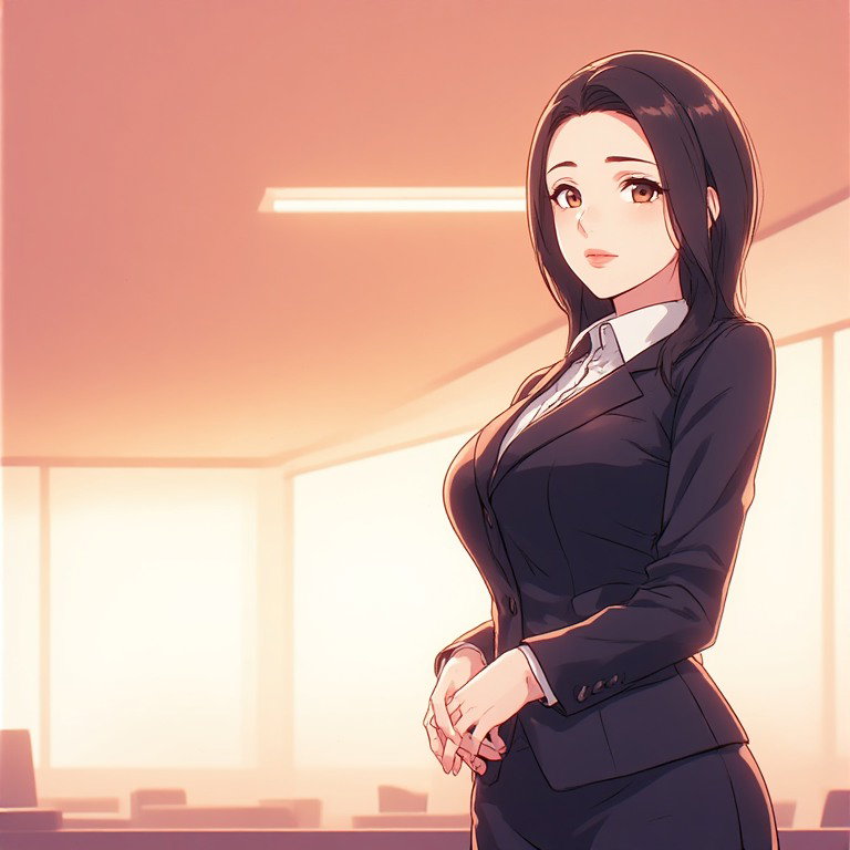 Cover art for Japanese Secretary, a slice of life scenario on AI Dungeon