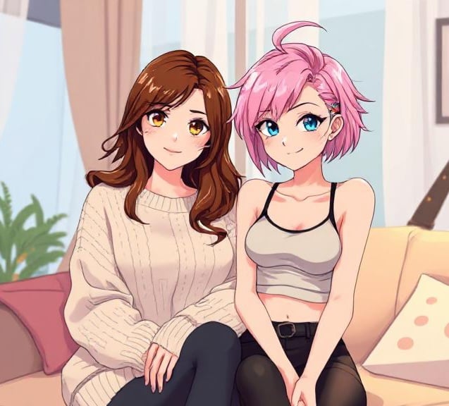 Cover art for Sister Act, a slice of life scenario on AI Dungeon