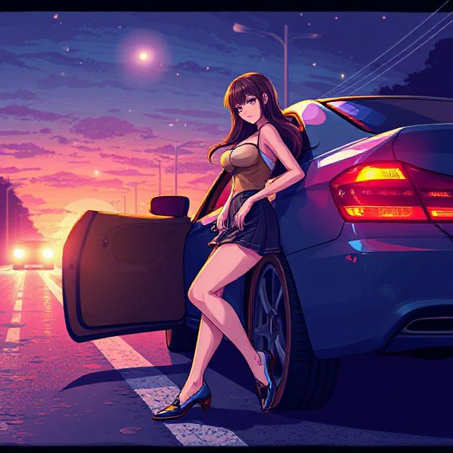 Cover art for Car Breakdown, a slice of life scenario on AI Dungeon