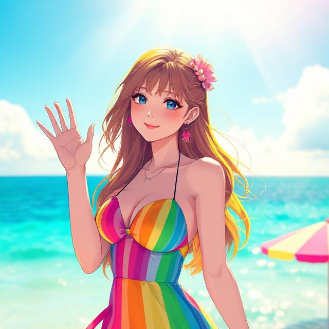 Cover art for Let's Holiday Together, a holiday scenario on AI Dungeon