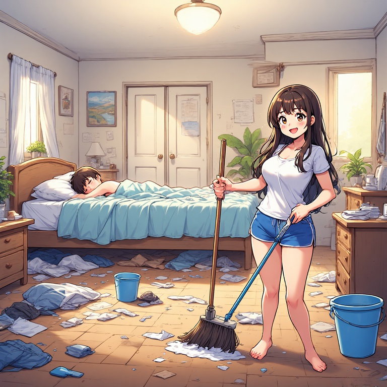 Cover art for Your Cleaning Lady, a slice of life scenario on AI Dungeon