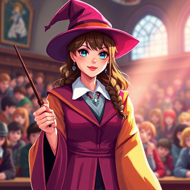 Cover art for Be A Hogwarts Professor, a hogwarts scenario on AI Dungeon