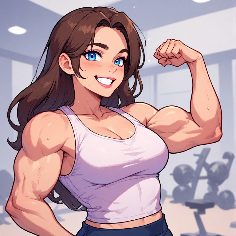 Cover art for Flexing, a slice of life scenario on AI Dungeon