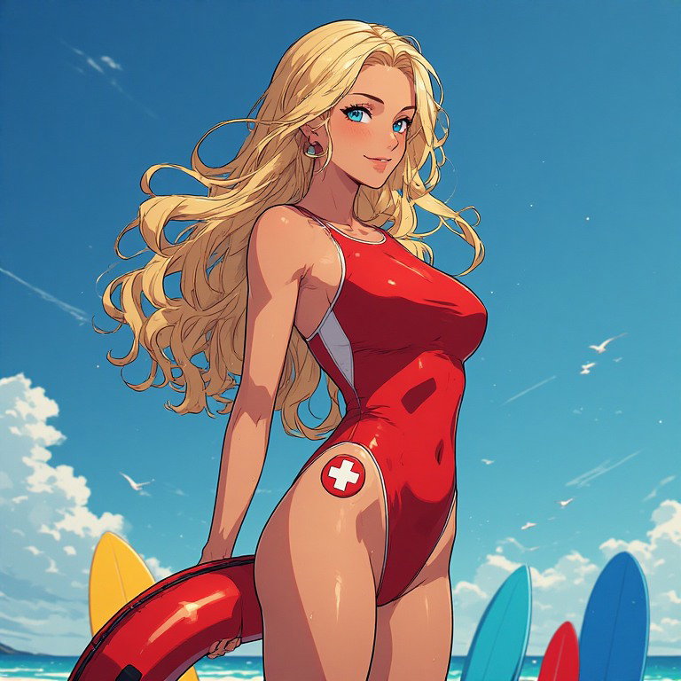 Cover art for You're A Lifeguard, a slice of life scenario on AI Dungeon