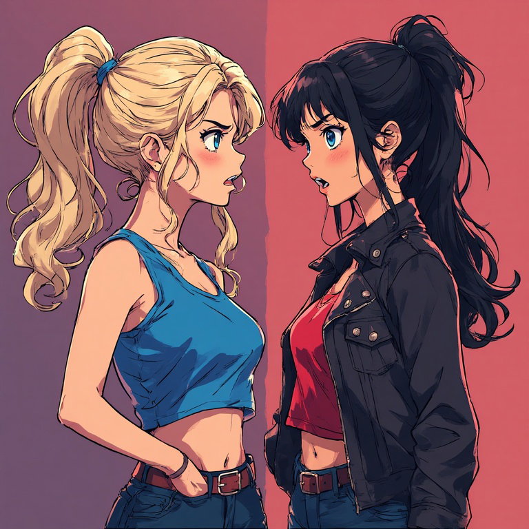 Cover art for Sister's Rival, a sister scenario on AI Dungeon