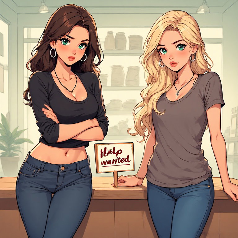 Cover art for We're Hiring, a slice of life scenario on AI Dungeon