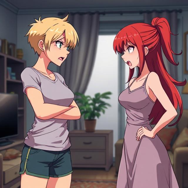 Cover art for Tomboy vs. Brat, a slice of life scenario on AI Dungeon