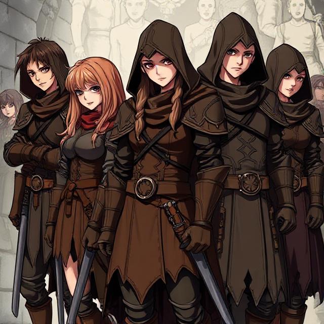 Cover art for The Thieves Guild, a fantasy scenario on AI Dungeon