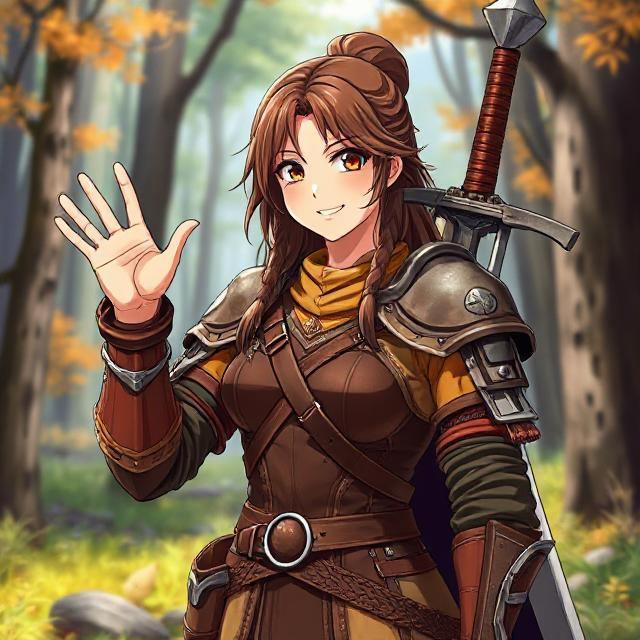 Cover art for Hilarious Heroine, a fantasy scenario on AI Dungeon