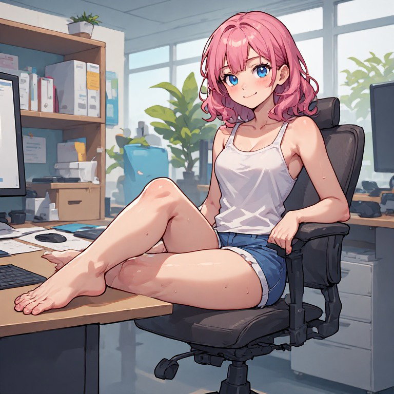 Cover art for Brainrot Girl Coworker, a slice of life scenario on AI Dungeon