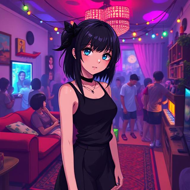 Cover art for The Wallflower, a romance scenario on AI Dungeon