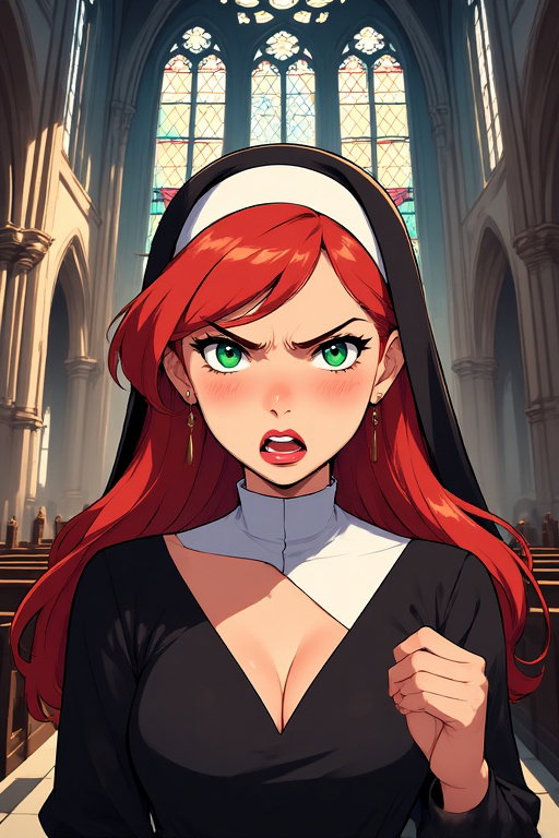 Cover art for It Is Sin!, a sin scenario on AI Dungeon
