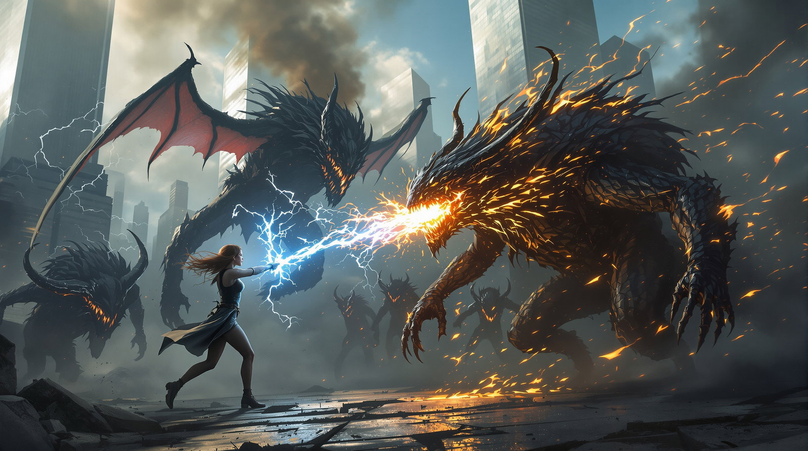 Cover art for College Adventure - Invasion of the Demon Realm, a magic scenario on AI Dungeon