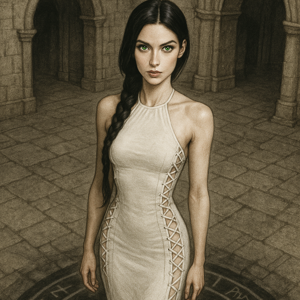 Cover art for You, The Goddess of Death., a fantasy scenario on AI Dungeon