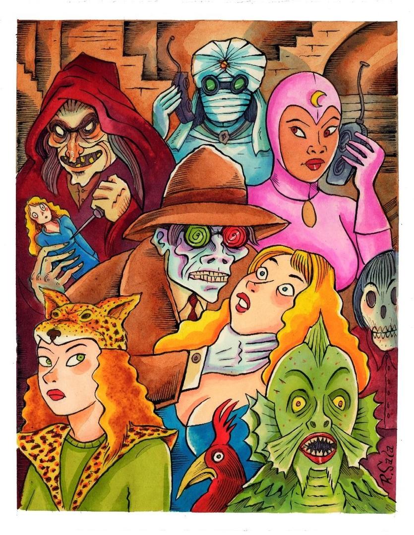 Cover art for A City Without Corners, a gothic horror scenario on AI Dungeon