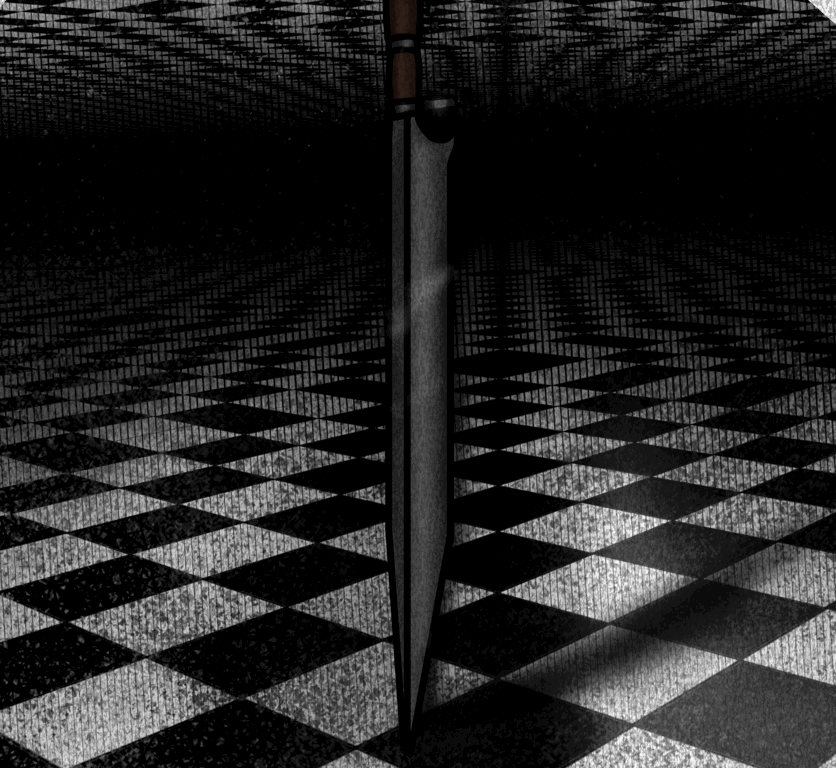 Cover art for Accursed Blade, a liminal space scenario on AI Dungeon