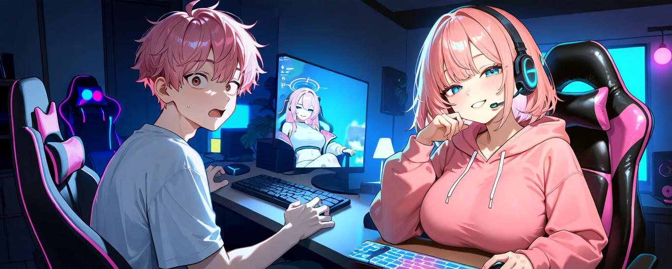 Cover art for Simp Intervention, a comedy scenario on AI Dungeon