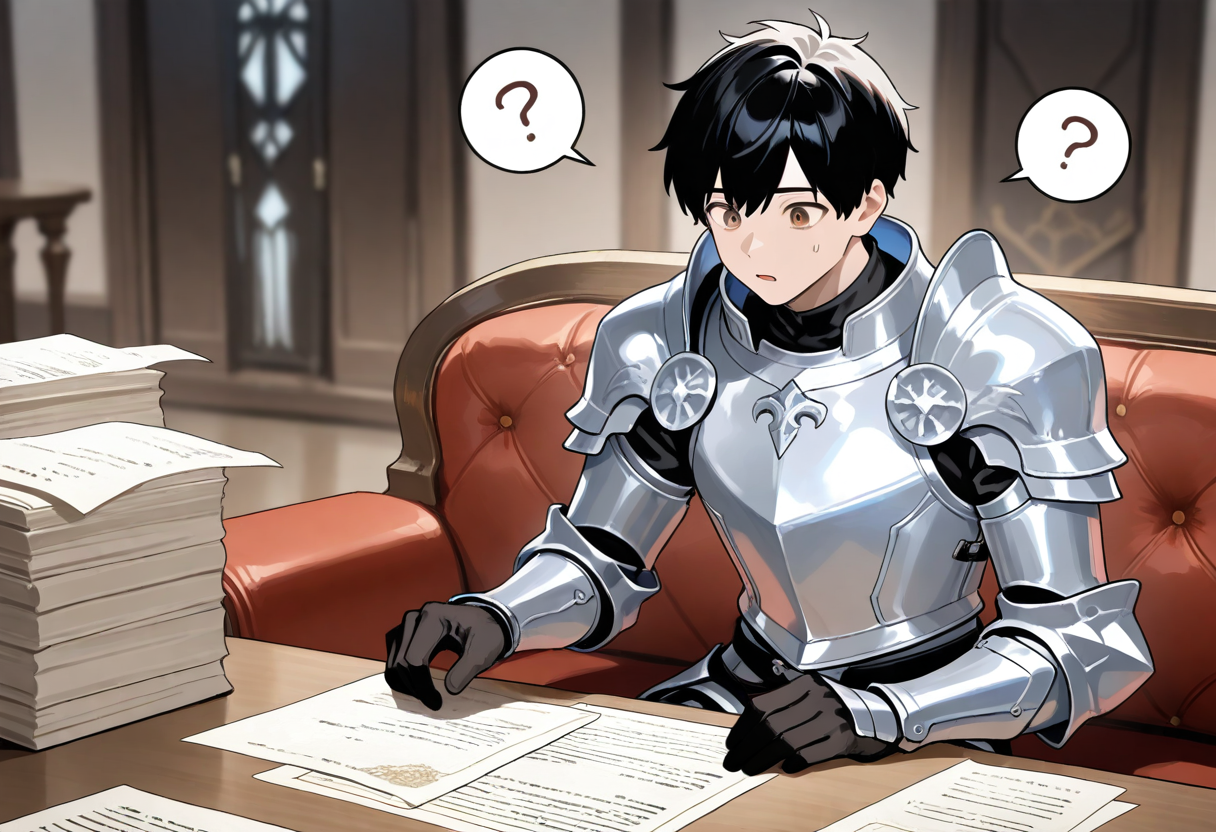 Cover art for The Hero's Tax Accountant, a fantasy scenario on AI Dungeon