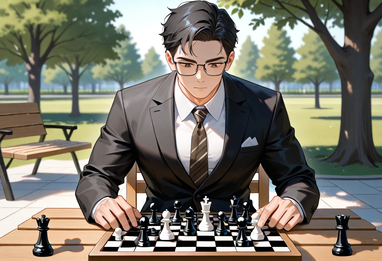 Cover art for Heavenly Chess, a slice of life scenario on AI Dungeon