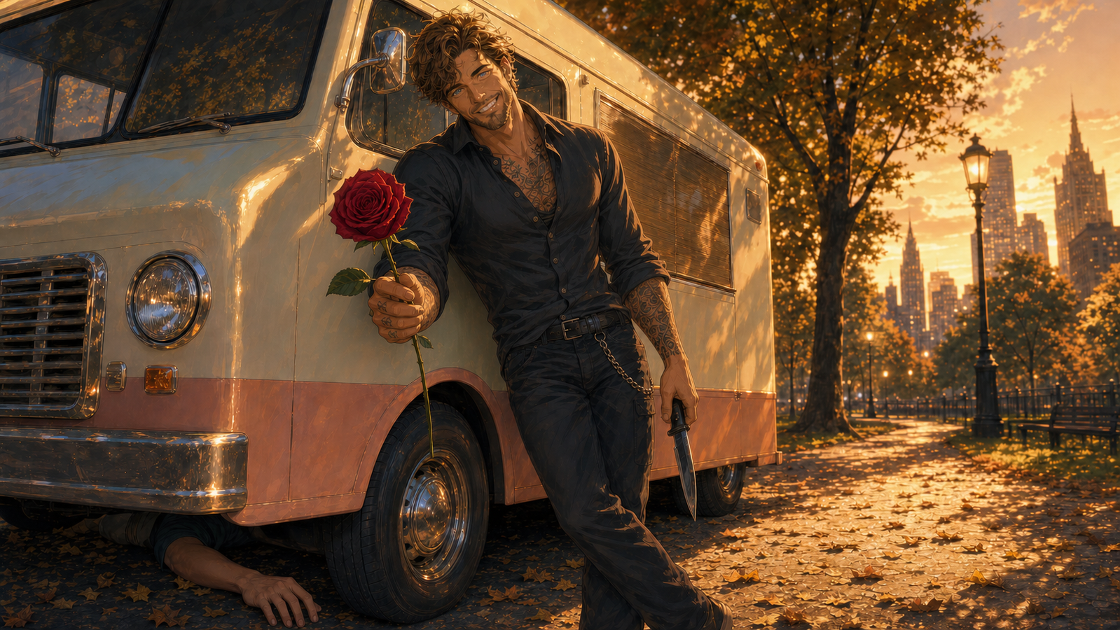 Cover art for His Unhinged Devotion, a gay scenario on AI Dungeon