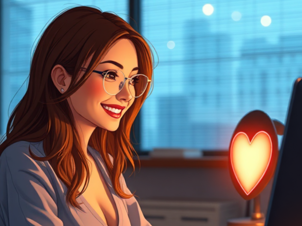 Cover art for Email romance in your office, an email scenario on AI Dungeon
