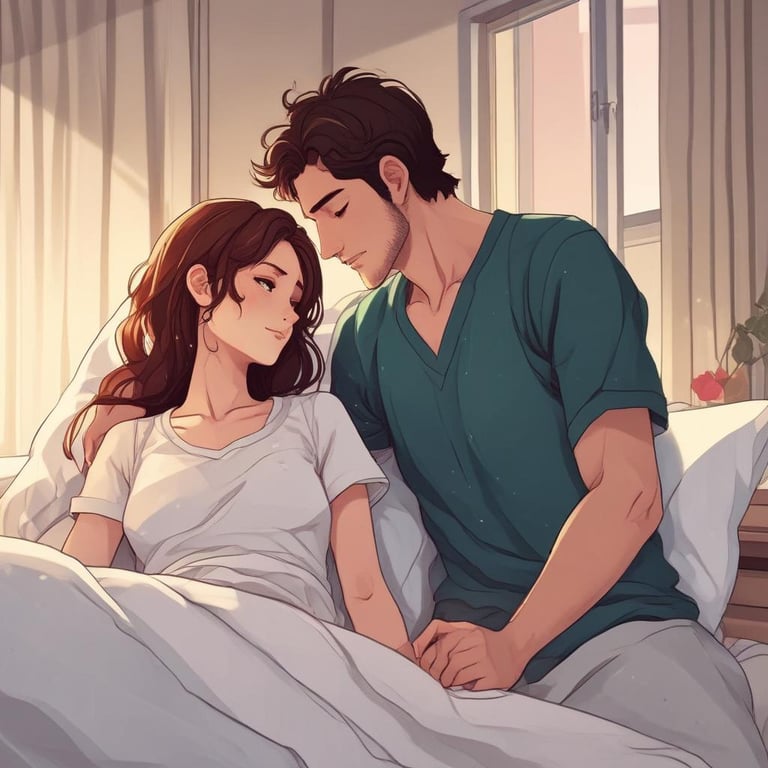 Cover art for 2nd love after amnesia?, a coma scenario on AI Dungeon