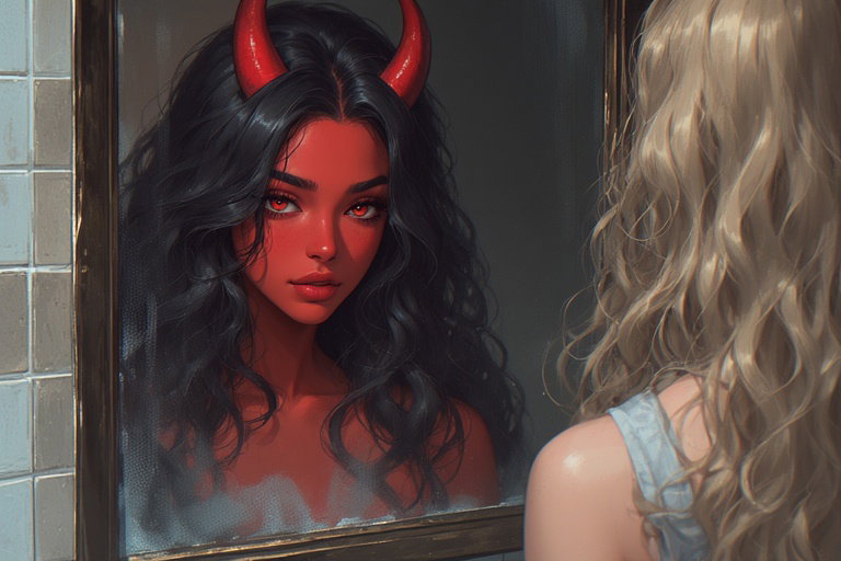 Cover art for A Succubus in a corrupted city, a succubus scenario on AI Dungeon
