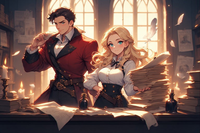 Cover art for How to Survive Your Evil Boss, a fantasy scenario on AI Dungeon