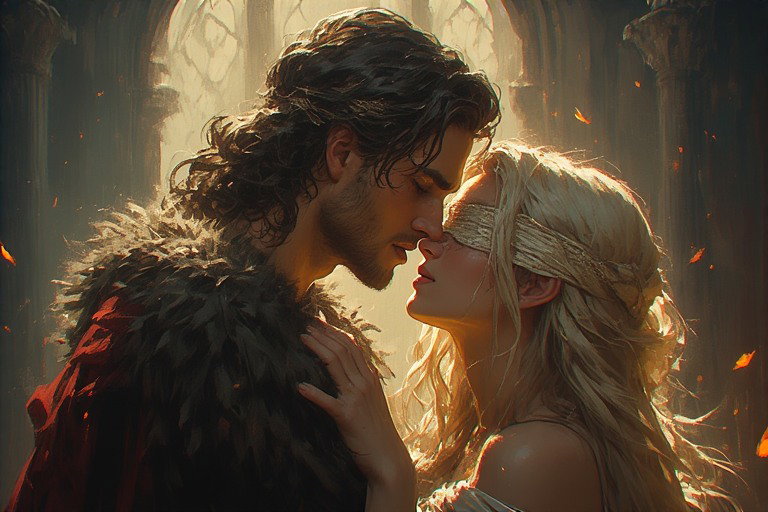 Cover art for The Alpha King's forbidden kiss, an omegaverse scenario on AI Dungeon