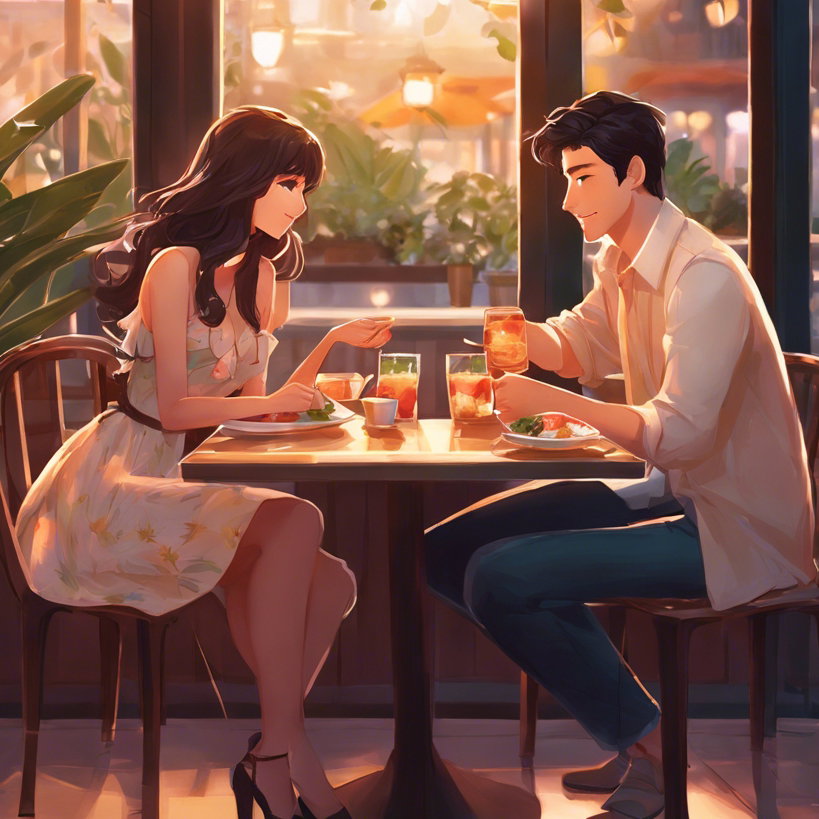 Cover art for Your own date experience - construction kit, a date scenario on AI Dungeon
