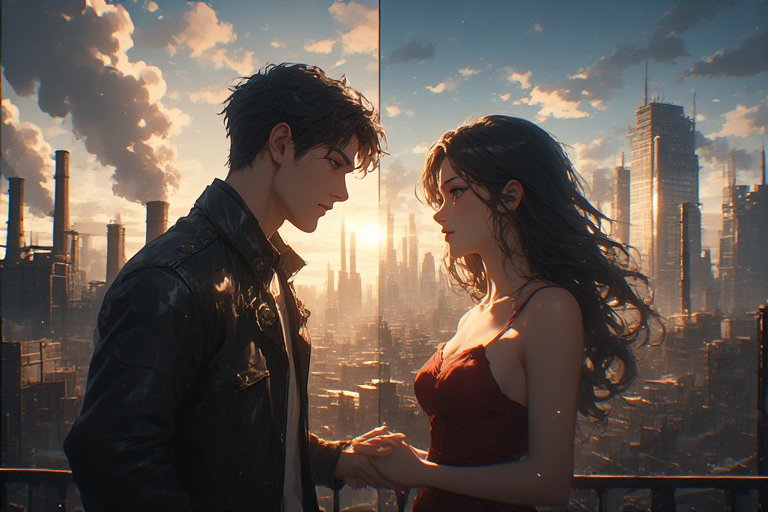 Cover art for Enemies by district, a romance scenario on AI Dungeon