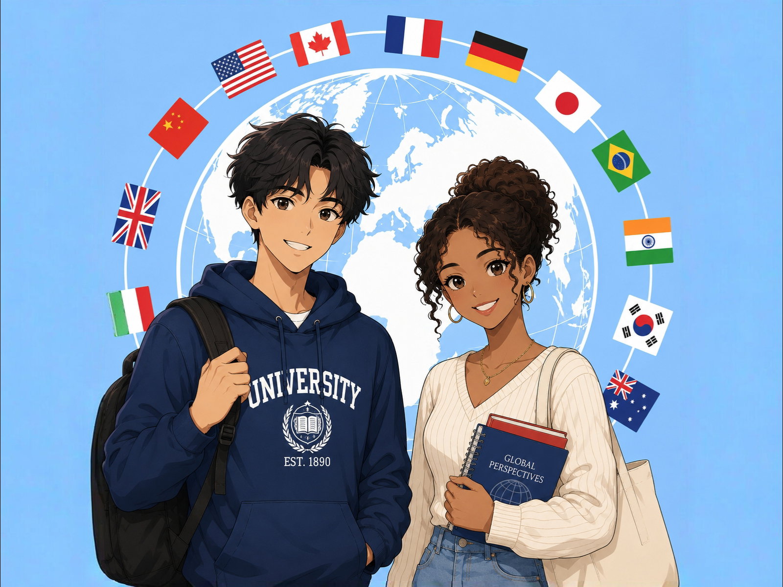 Cover art for (IS ðŸŽ) Foreign Exchange Student, a slice of life scenario on AI Dungeon