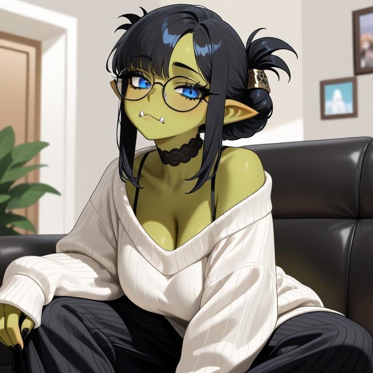 Cover art for Nerdy orc on AI Dungeon