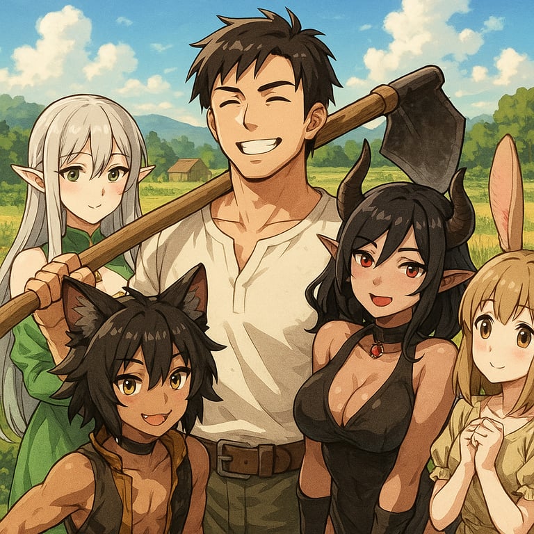 Cover art for Farming life in another world: NSFW edition, an isekai scenario on AI Dungeon