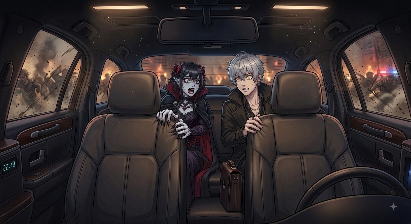Cover art for N-nobody is Driving!? 😳, a vampire scenario on AI Dungeon